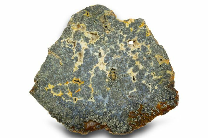 Colorful Polished Marcasite Agate Slab - Indonesia #334895